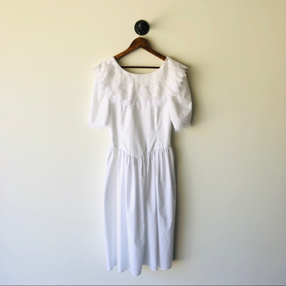Vintage white Gunne Sax size 13/14